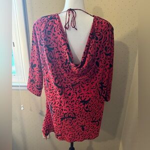 John Roberts oversized vintage 80s mini dress